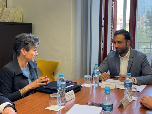 Las obras de la parte terrestre del Pantalán de Sagunt finalizarán en julio
