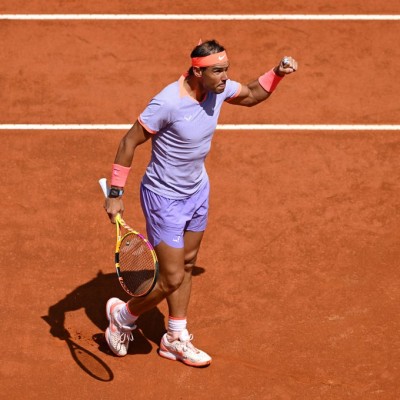 Nadal se impone a Bergs en primera ronda de Roma