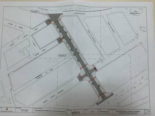 Siete constructoras optan a reformar la calle Sagunto de Dénia por 1,1 millones

