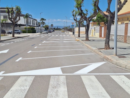Burriana amplía el espacio de estacionamiento en el Grao con la creación de 70 nuevas plazas