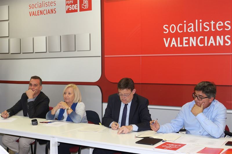 Ximo Puig durante la Ejecutiva - 