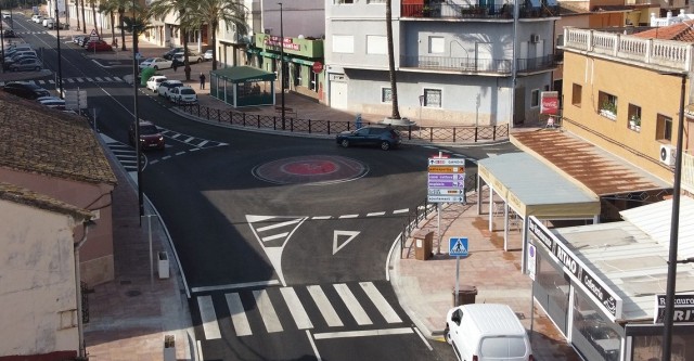 Transportes pone en servicio los trabajos de
integración urbana de la carretera N-332 en
Favara