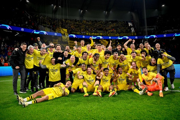 El Dortmund, camino de su tercera final de Champions