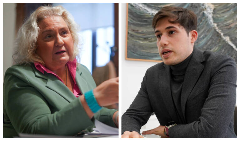 María José Ferrer San Segundo y Borja Sanjuán. Foto: VP - 