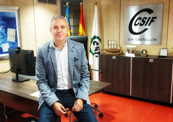 Javier Estrada presenta su candidatura para ser reelegido presidente de CSIF Castellón