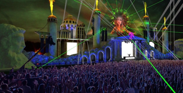 El Medusa Sunbeach vuelve a confiar en un artista fallero para crear el escenario de festival más grande de España 