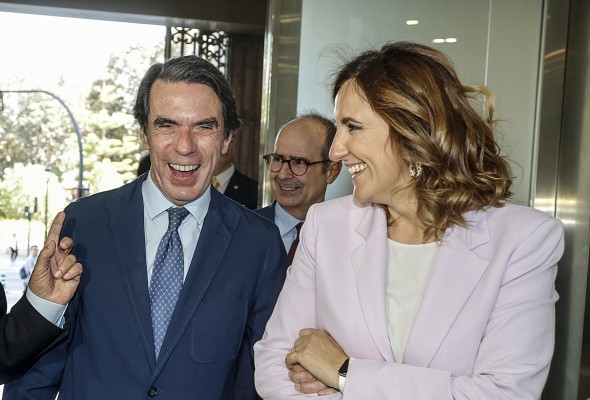 La comida privada de Aznar en su visita a València