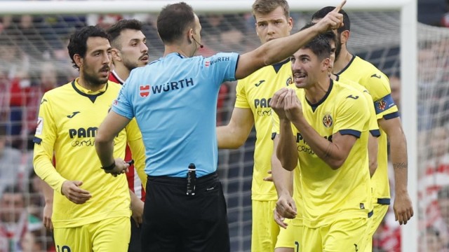 El Villarreal suma siete expulsiones en esta campaña y firma ya su tercer peor registro