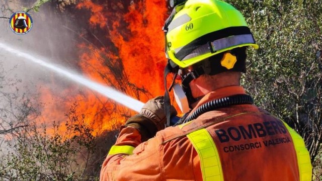 Controlado el incendio forestal declarado en Riba-roja