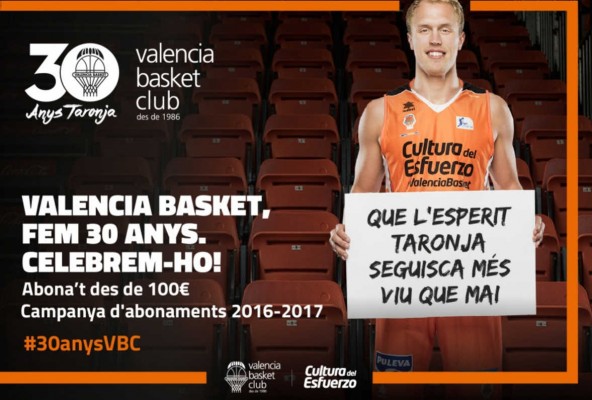 El Valencia Basket mantiene el precio de los abonos más baratos y actualiza el resto