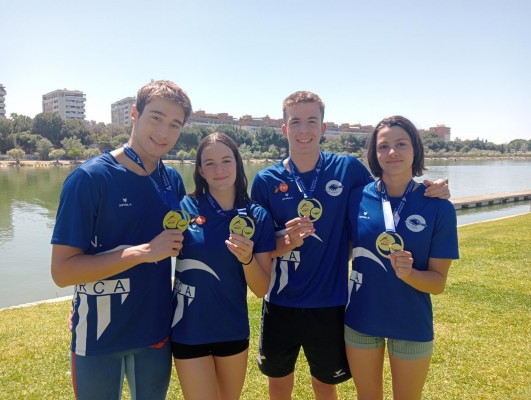 CN Ferca, Campeón de España del 4x1500 m Absoluto Mixto
