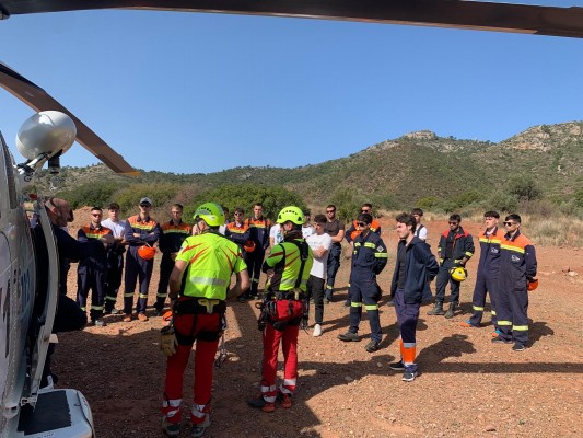 El Consorcio de Bomberos forma a estudiantes de Ciclos Formativos en Emergencia y Protección Civil
