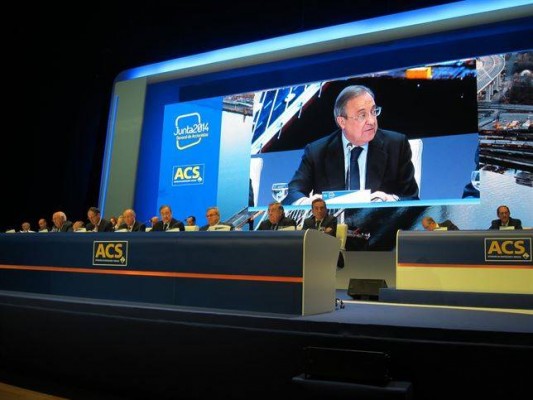 ACS pagará 0,707 euros a los accionistas que cobren en efectivo el dividendo