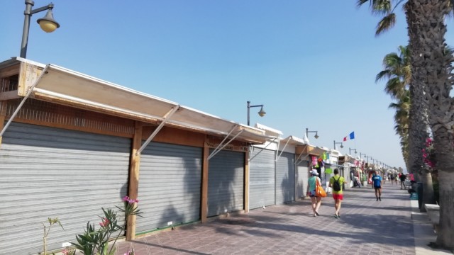València autoriza la apertura de casetas de venta en el paseo marítimo del Cabanyal desde el 25 de mayo
