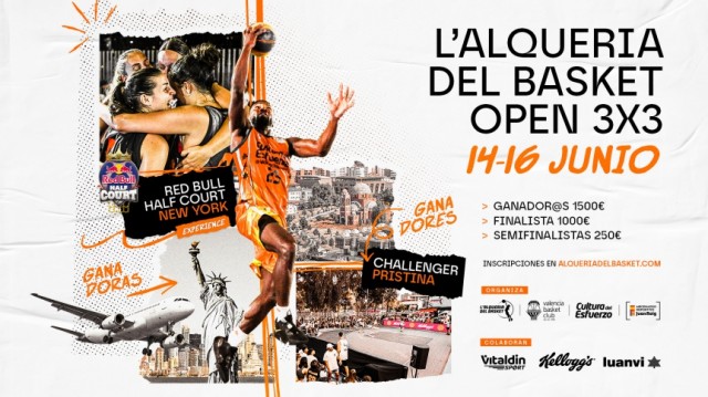 El Open 3x3 vuelve a L’Alqueria con un torneo Challenger y el Half Court en el horizonte 