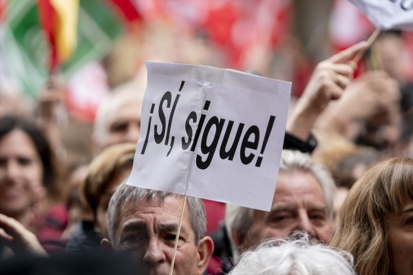 Pedro Sánchez, Napoleón y Marco Antonio  