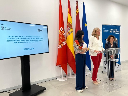 El Ayuntamiento pone en juego 300.000 euros para fomentar el empleo en Murcia