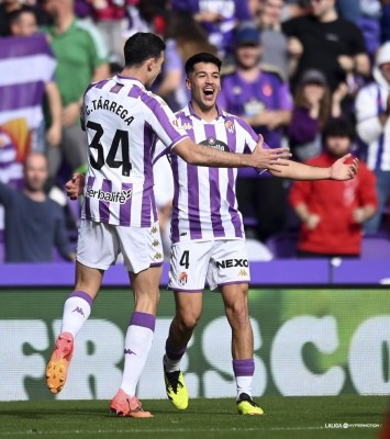 César Tárrega se instala en ascenso directo con el Valladolid