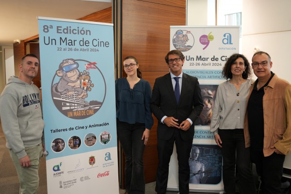 La Diputación de Alicante ha impulsado los talleres de inteligencia artificial del festival Un Mar de Cine