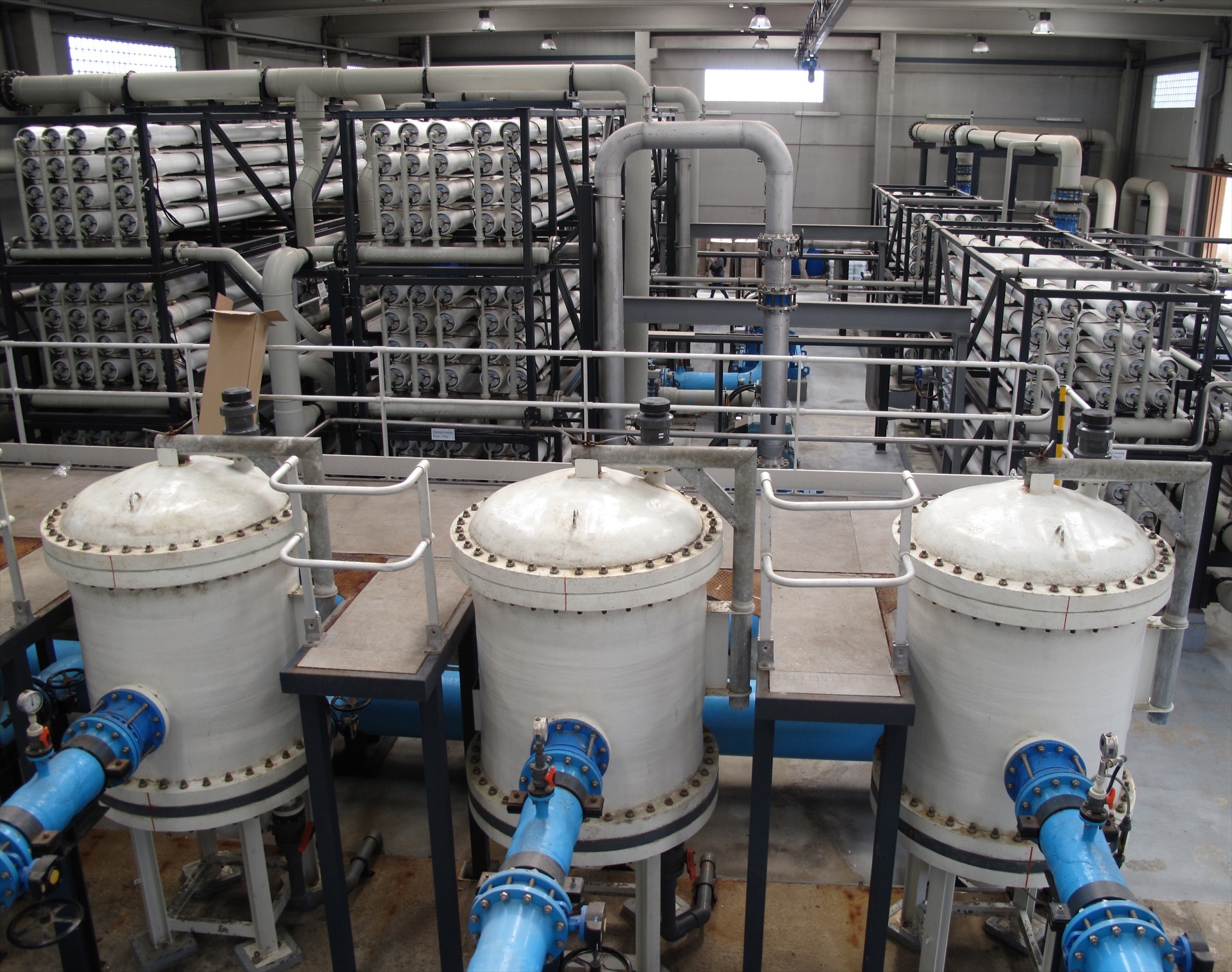 Interior de una planta de ósmosis en una imagen de archivo. Foto: ACA  - 