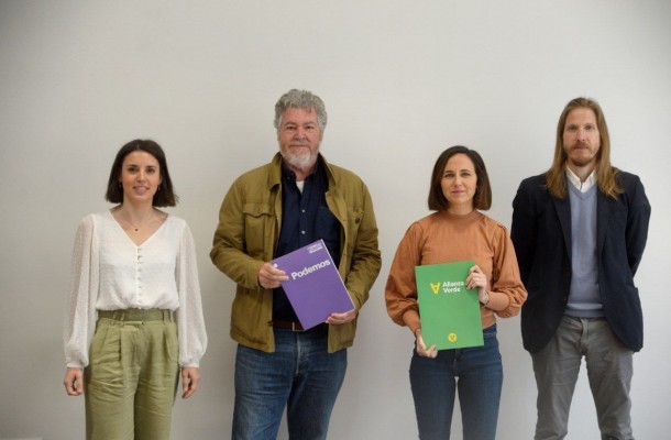 Podemos y Alianza Verde irán juntos de nuevo en las elecciones europeas