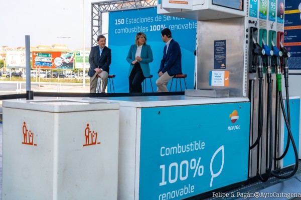 La Región suma ya 38 gasolineras que venden biocombustible avanzado de Repsol, el mayor número de establecimientos en toda España