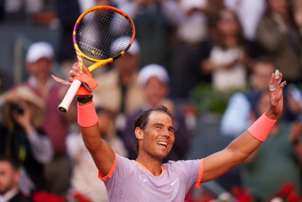 Nadal empieza a lo grande en Madrid