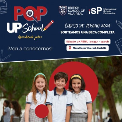 British School of Vila-real saca sus clases a la calle el 27 de abril con su Pop Up School-Aprendiendo Juntos
