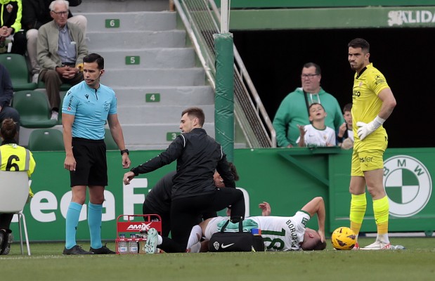 El Elche pierde a Borja Garcés para lo que resta
