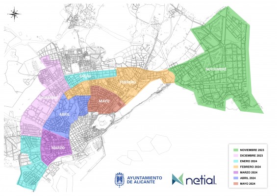 Alicante extenderá la recogida selectiva del residuo orgánico al 90% de los barrios en mayo