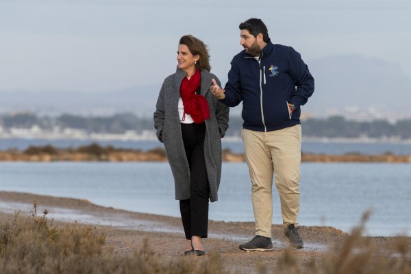 La Región se despide de la ministra Ribera entre el elogio y el 