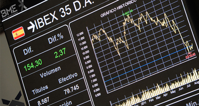 El Ibex 35 entra en terreno negativo tras llegar a subir un 3,4%