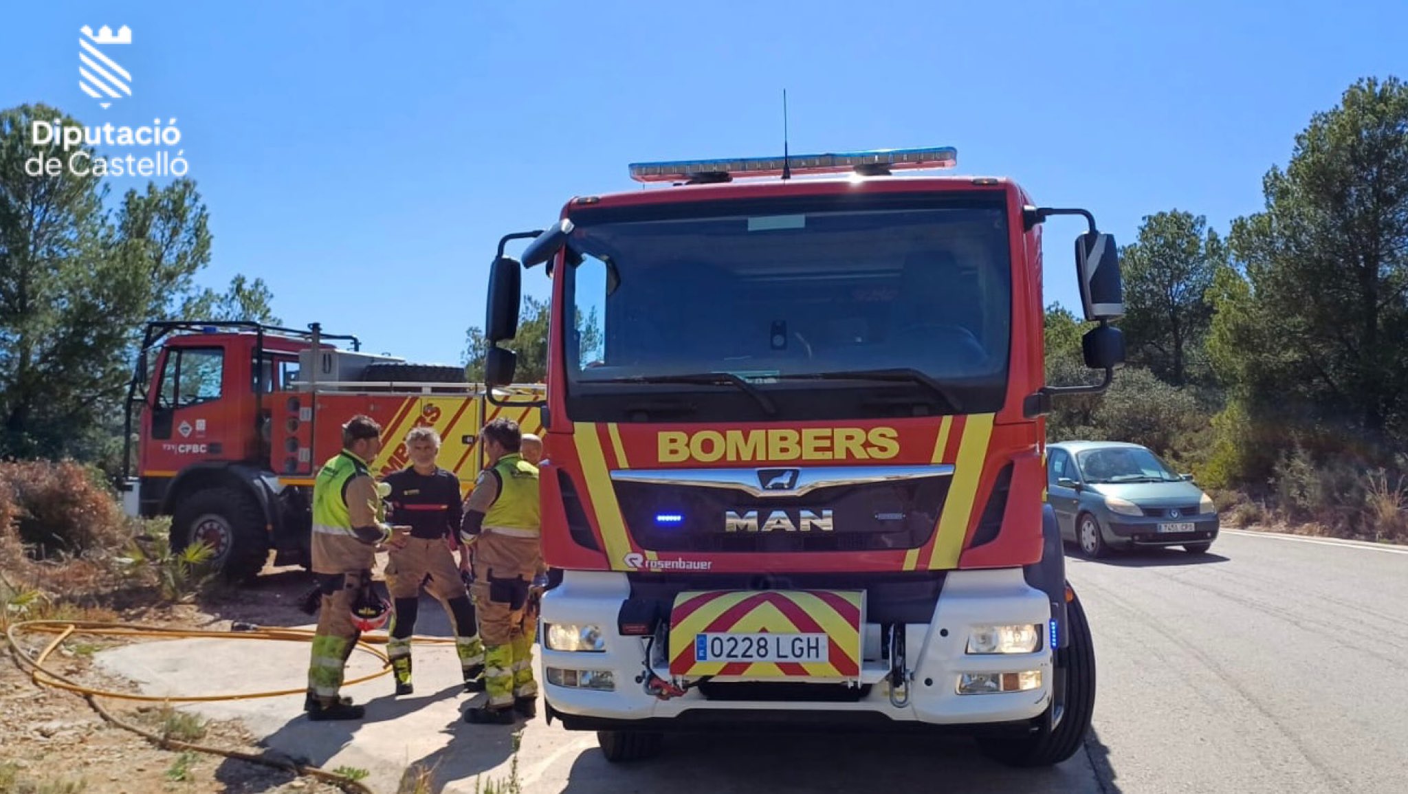 Movilizados medios aéreos y terrestres a dos incendios forestales declarados en Onda y Cabanes