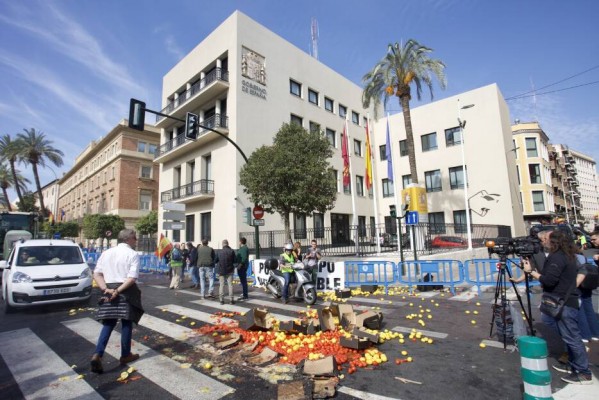 Los agricultores de secano, hartos de sentirse olvidados, volverán a manifestarse en Murcia