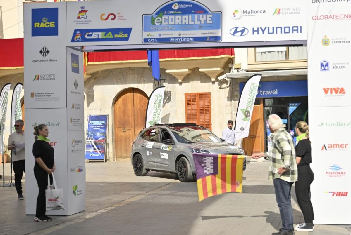 Los pilotos demuestran su destreza en el Eco Rallye Mallorca–Inca Ciutat
