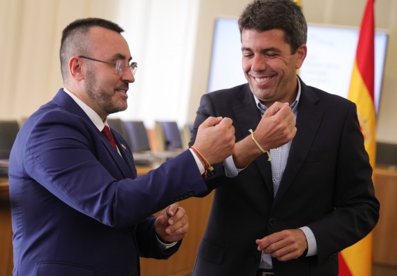 Mazón y Benlloch entierran el hacha de guerra: habrá un 