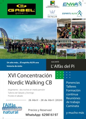 L'Alfàs del Pi ultima la principal concentración de marcha nórdica en España

