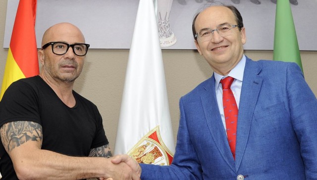 Sampaoli firma dos temporadas con el Sevilla FC tras la desvinculación de Emery