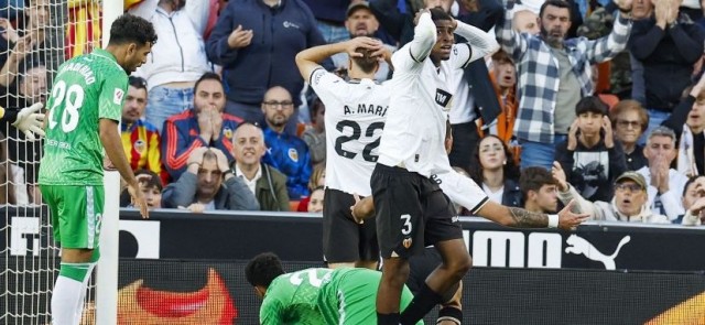 La pérdida de puntos en Mestalla lastra el camino del Valencia hacia Europa