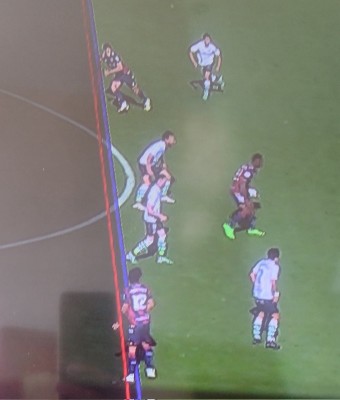 La imagen VAR deja dudas sobre el gol anulado a Pablo Martínez