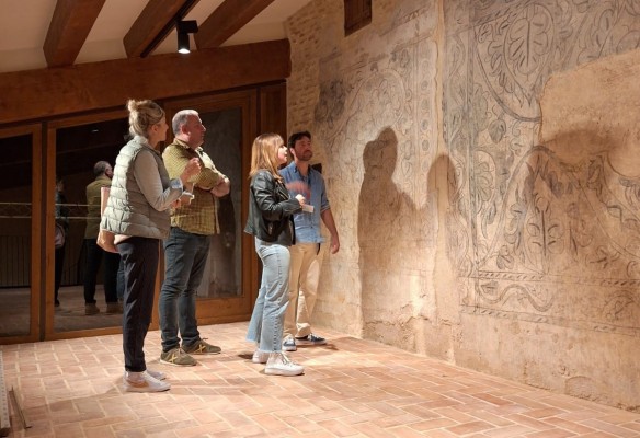 Betxí descubre unas pinturas góticas en la última fase de restauración de El Palau-Castell
