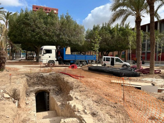 El refugio de Germanías de Elche se inaugurará en agosto: cruz, reurbanización e interpretación del espacio
