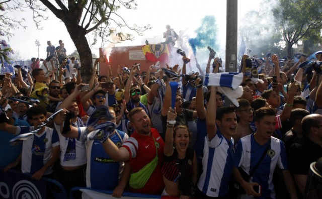 El Hércules convoca a su afición para recibir al equipo a su llegada al estadio el domingo
