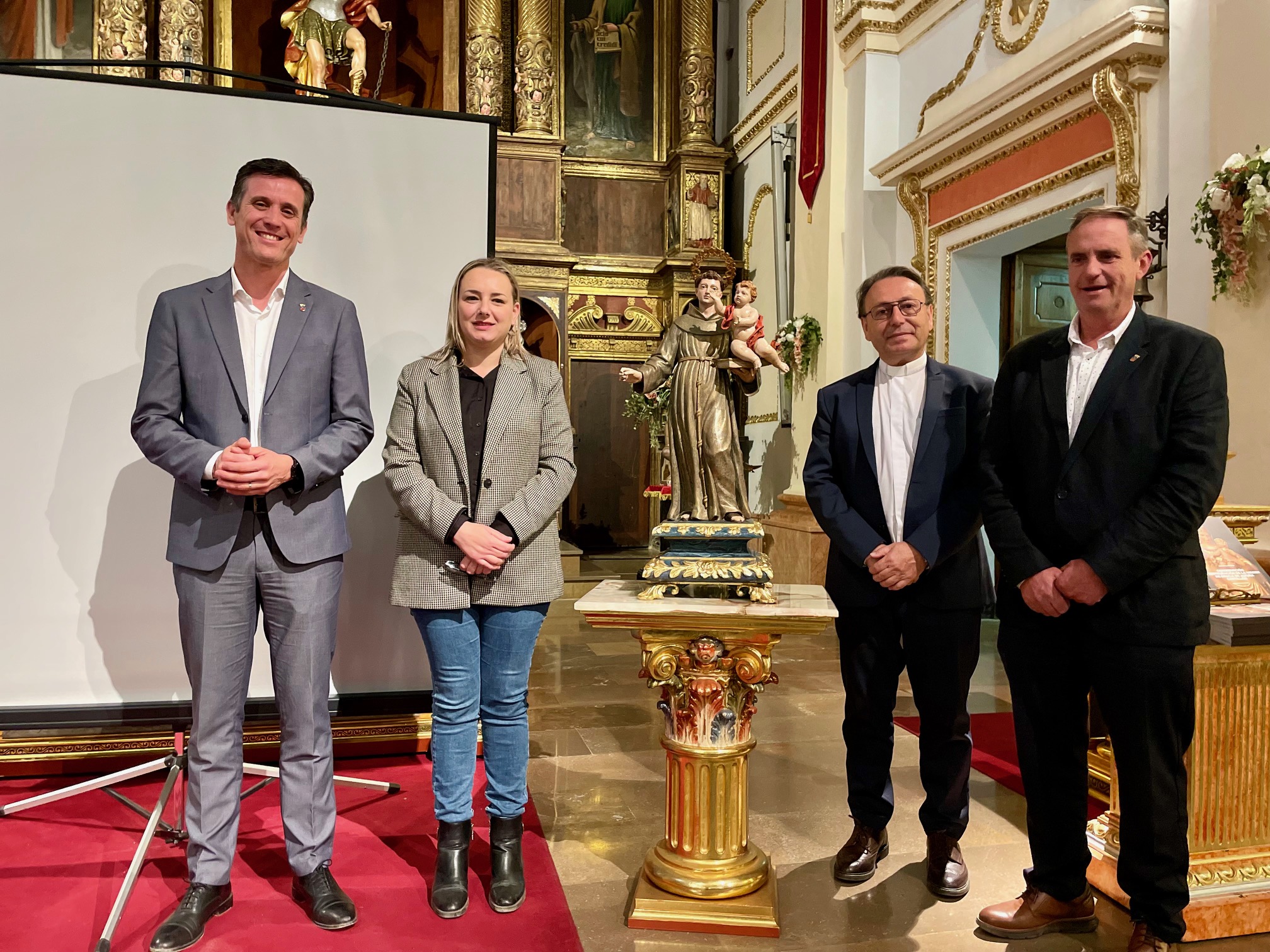 Diputación restaura la imagen de San Antonio de Padua y ensalza el patrimonio cultural de Altura