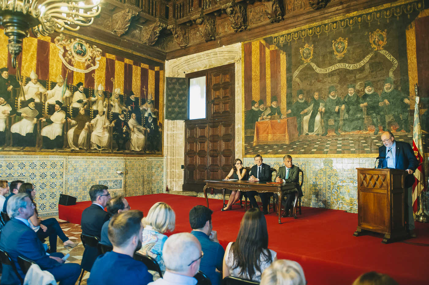 Acto celebrado en el Palau de la Generalitat. Foto: KIKE TABERNER - 