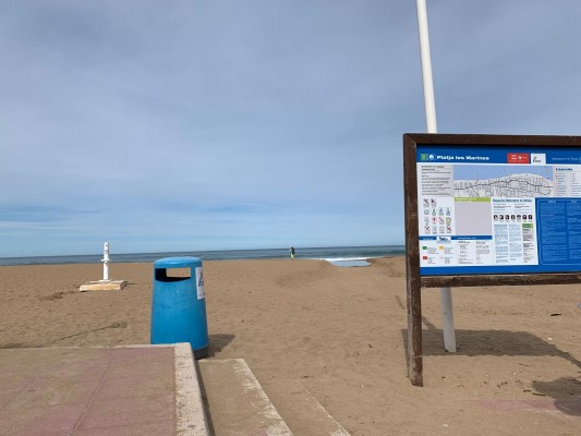 Dénia tendrá otros dos espigones en Les Marines para retener la arena de una nueva aportación


