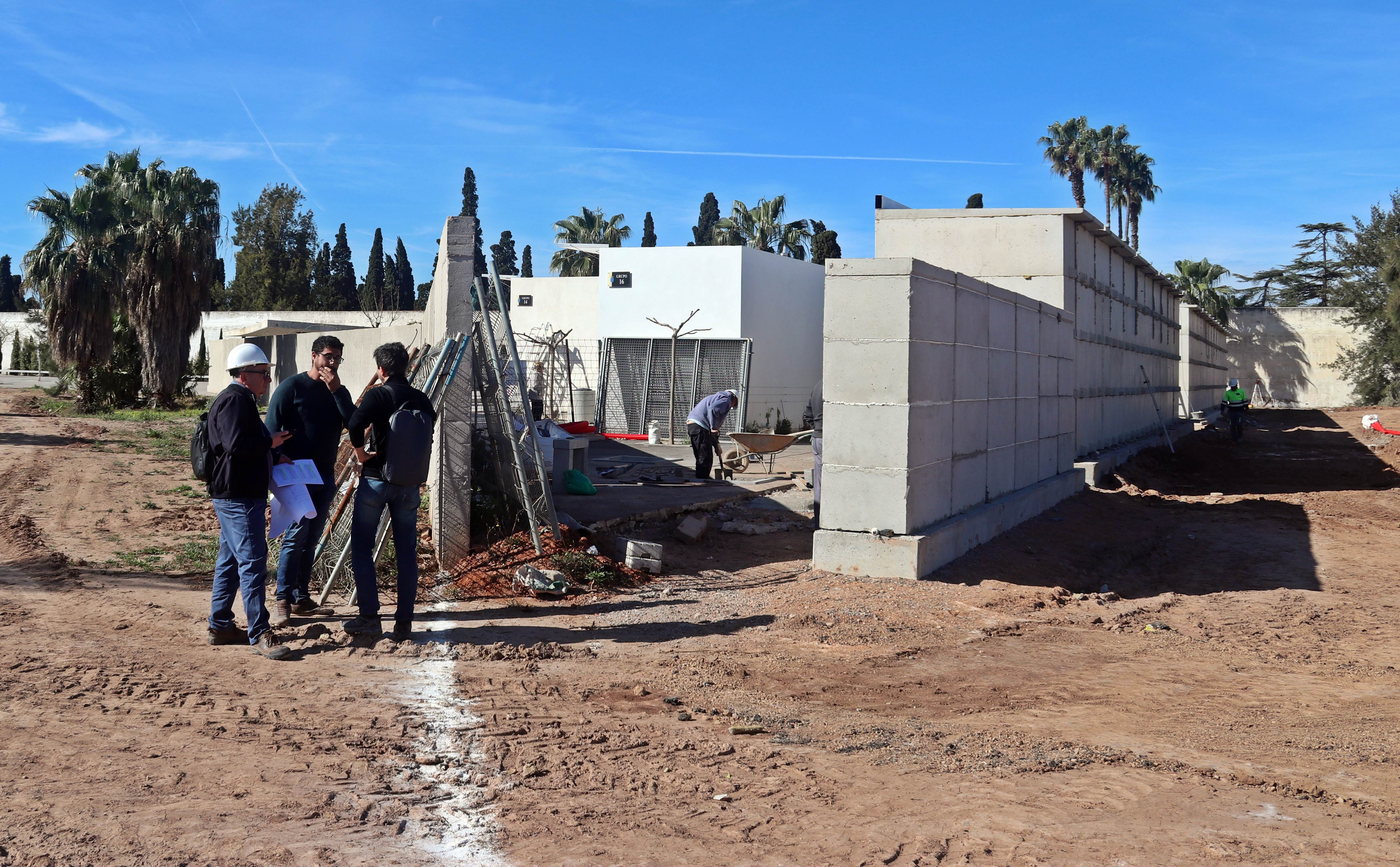 Burriana amplía su cementerio en 200 nichos mientras l'Alcora y Almassora lo harán en breve