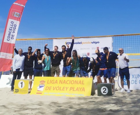 El BeachBol defiende su corona y vuelve a proclamarse campeón de la Liga Nacional de Vóley Playa
