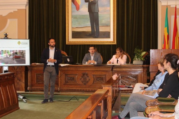 Castelló destaca el avance de las obras de la Zona de Bajas Emisiones en el Raval de Sant Félix