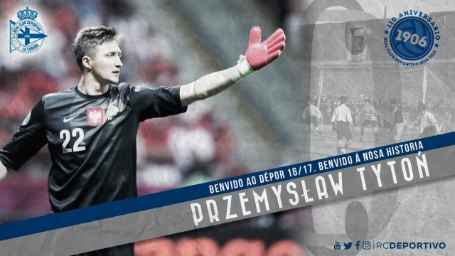 Przemysław Tytoń, nuevo portero del RC Deportivo